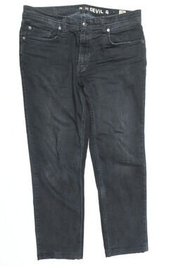 Devil Dog Athletic Fit Jeans Mens 36x32 (38x29) Black Slim Stretch Cotton Denim